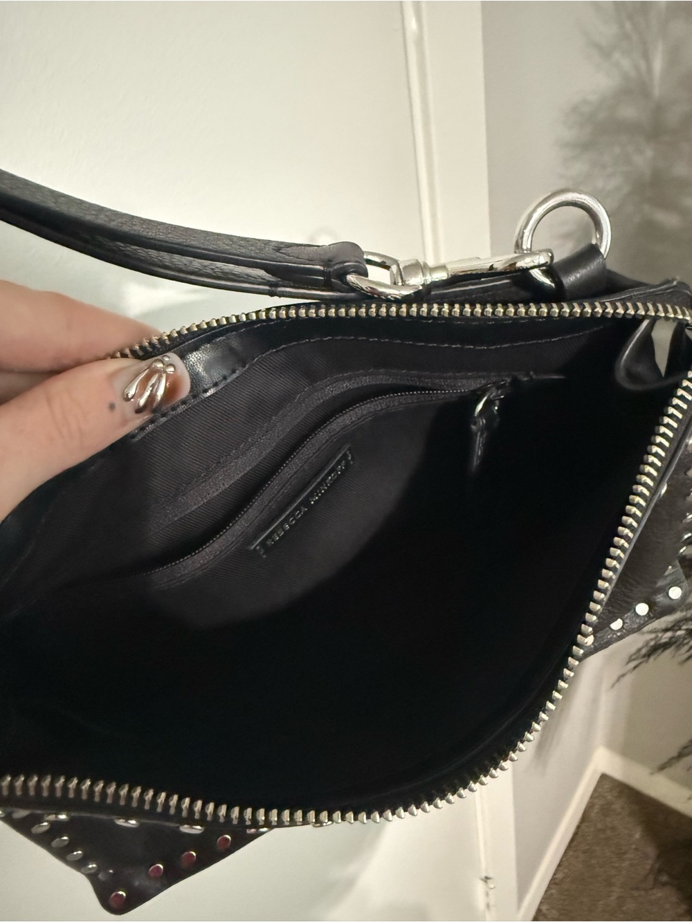 Rebecca Minkoff Leather Purse with Studs - Picture 5 of 7